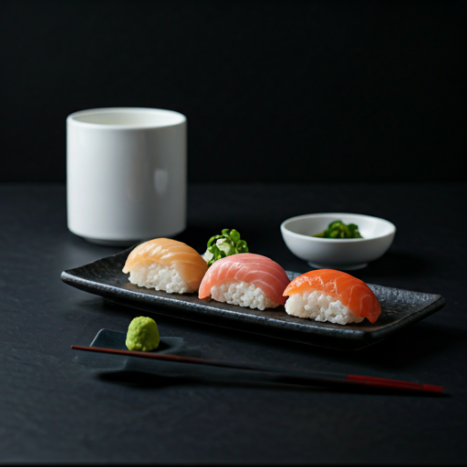 Chef preparing sushi